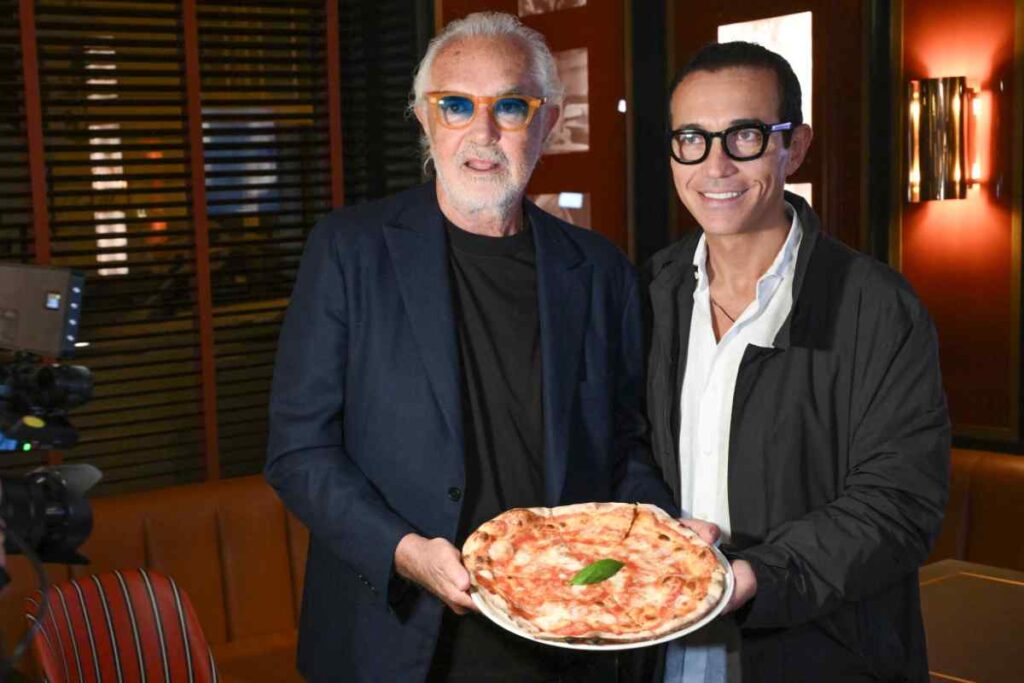 Flavio Briatore e Gino Sorbillo